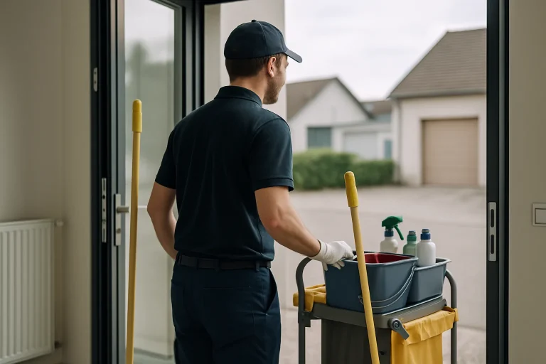 Professionnels de nettoyage à Hilsenheim nettoyant un appartement insalubre