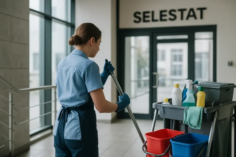 Avant et après nettoyage d'un appartement à Sélestat, montrant une grande différence.